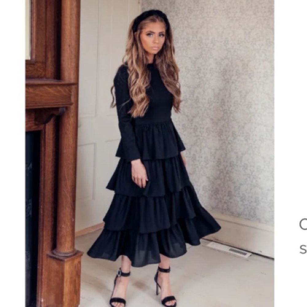 NWT JessaKae Eiffel Tiered Dress